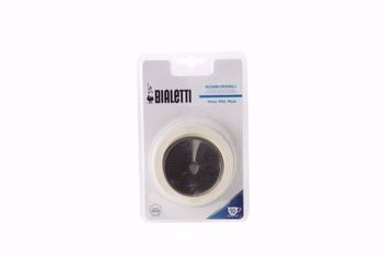 Afbeeldingen van Bialetti ringen 3 stuks +1  filterplaat Inductie 10 kops