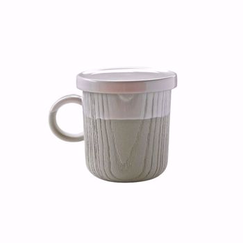 Image de Tasse à thé Toast MU avec poignée et couvercle rose 400 ml